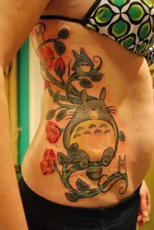 动漫人物之可爱的龙猫纹身图6