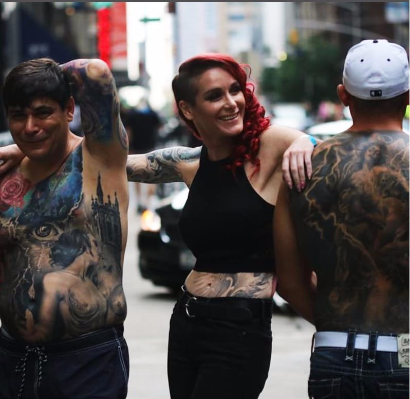 一组彩绘纹身技巧多元化个性纹身图片