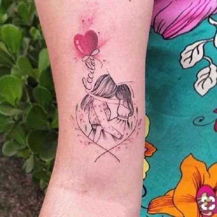 母爱纹身 表达母爱亲情的9款创意纹身图片