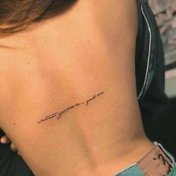 适合女生各种部位的9张小清新纹身图片