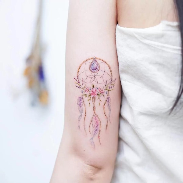 一组颜色很梦幻的少女心纹身图片