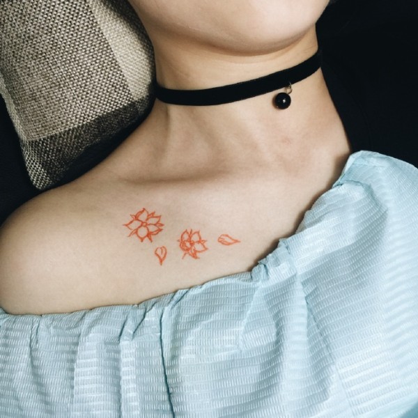 适合女生的小清新纹身图片性感诱人