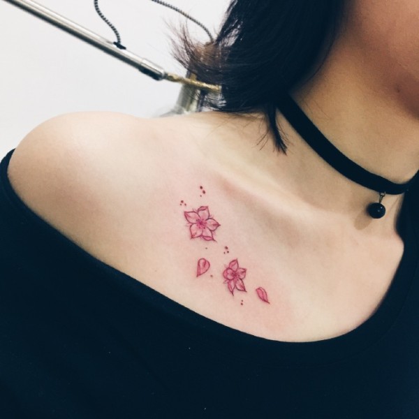 适合女生的小清新纹身图片性感诱人