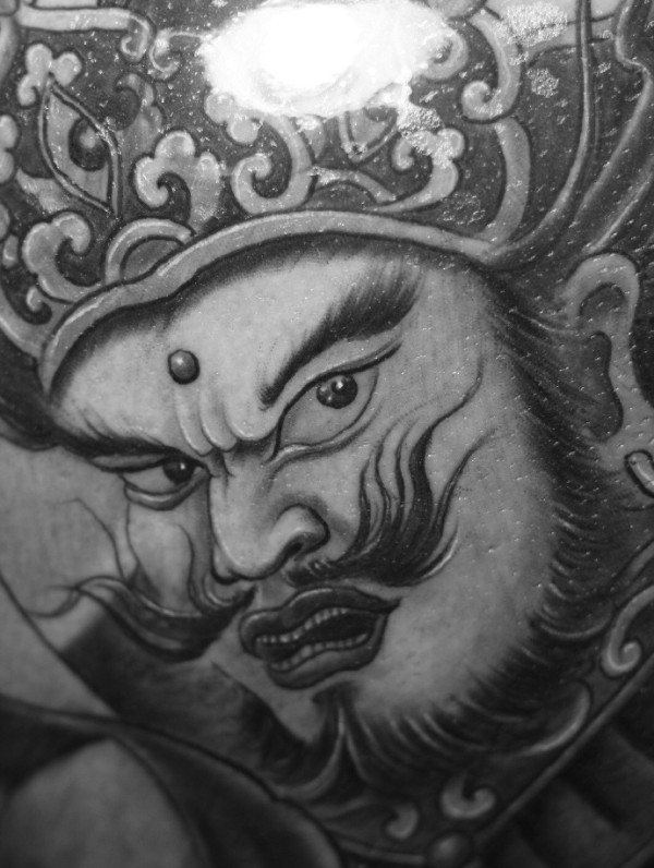 一组风格完全不同的图腾刺青