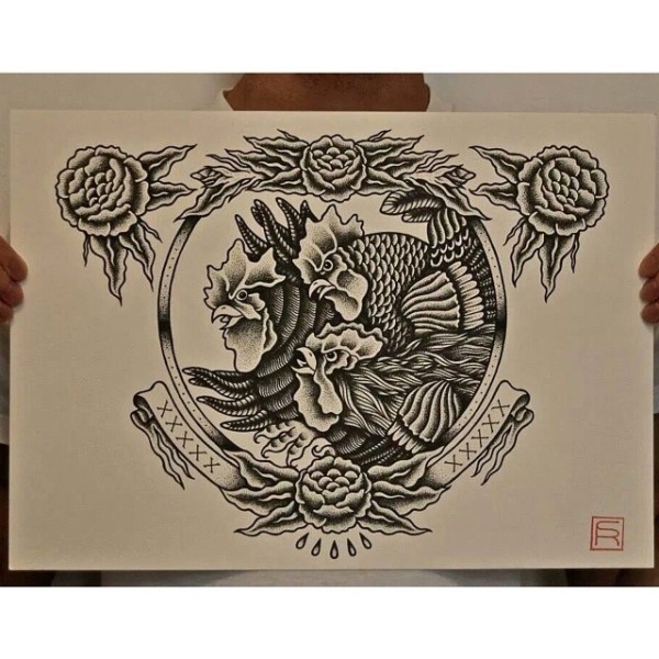 一组漂亮的old school 纹身图片图5