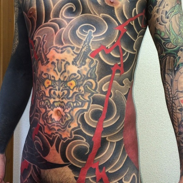 日本 宫藏刺青 （MIYAZO TATTOO）满背纹身作品图13