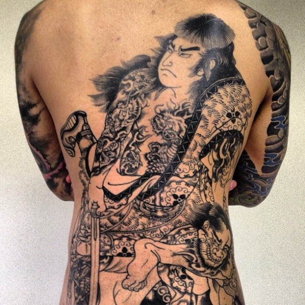 日本 宫藏刺青 （MIYAZO TATTOO）满背纹身作品图4