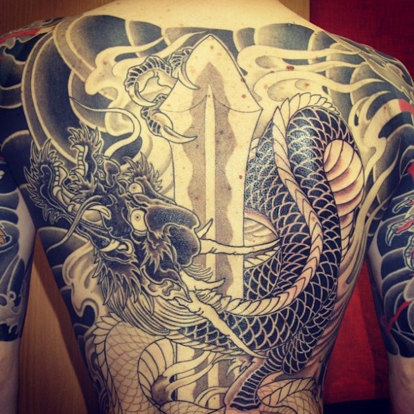 日本 宫藏刺青 （MIYAZO TATTOO）满背纹身作品图8