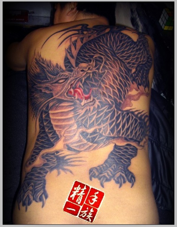 超有个性的神物 麒麟纹身图2