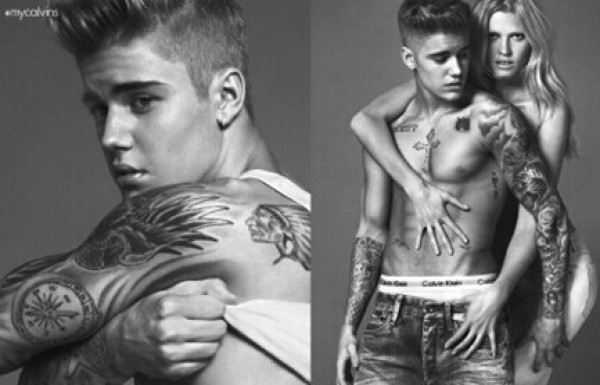 justin bieber成为Calvin klein 最新代言人