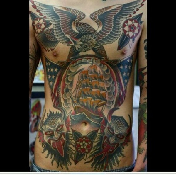 取自americanatattoo纹身师作品欣赏图6