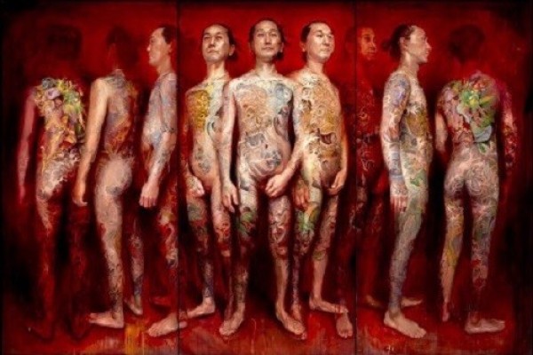 绘画与纹身的艺术碰撞。霸气外漏图3