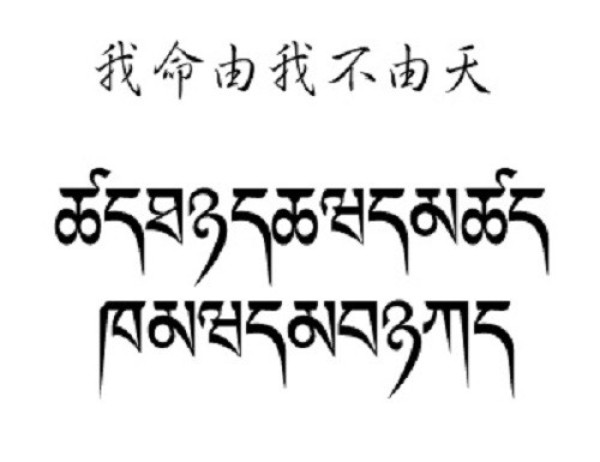 经典梵文纹身翻译对照素材图5