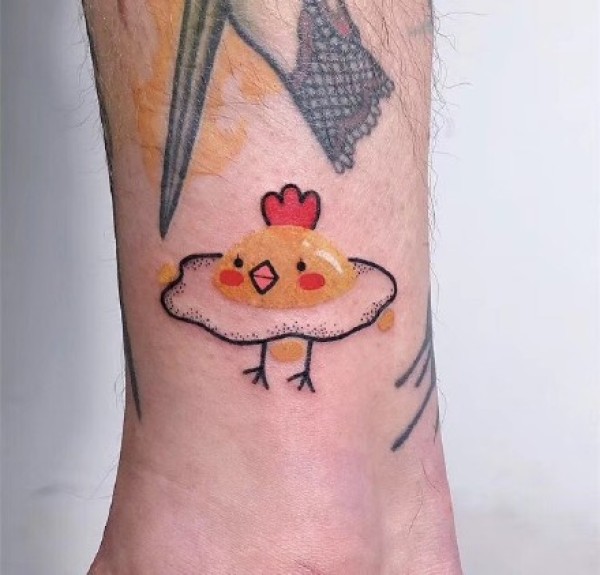 很可爱的一组卡通小纹身图片作品