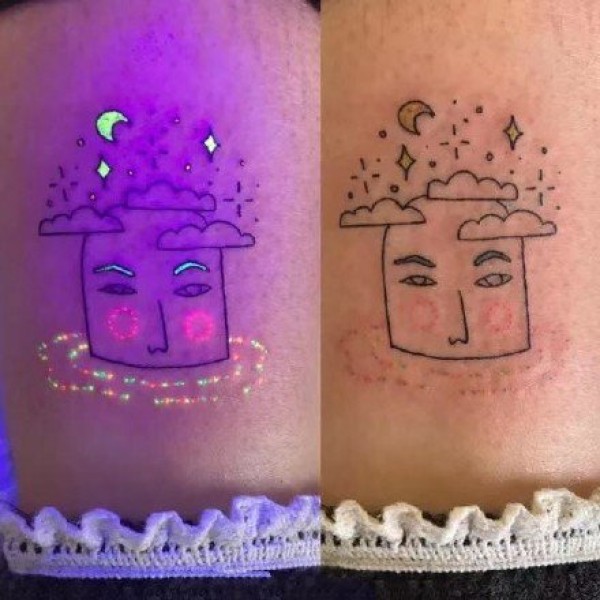 纹身夜光图片 9款荧光纹身的效果图片赏析