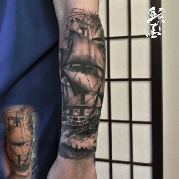 桂林纹身 广西桂林鲸墨刺青的几款店内纹身作品