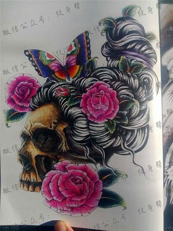 传统年鉴纹身手稿