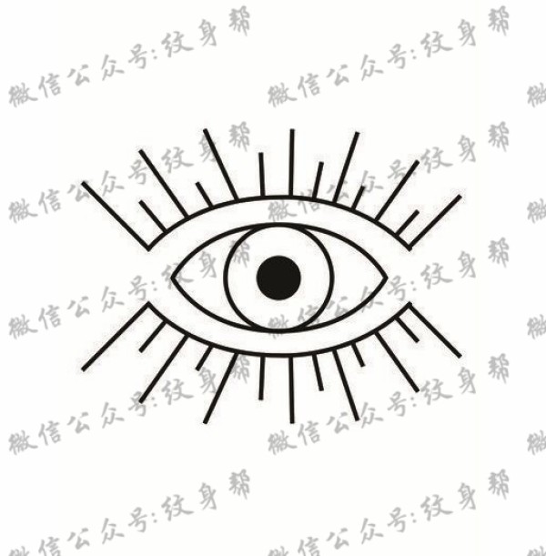 眼睛纹身手稿_27张关于眼睛纹身手稿图案欣赏