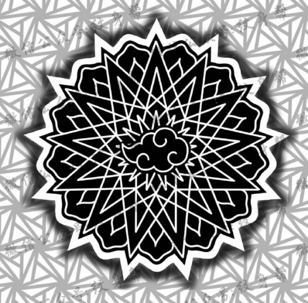 几何设计手稿_一套15张圆形几何设计纹身手稿素材欣赏