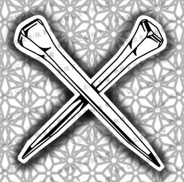 工具手稿_9张关于五金工具的纹身手稿图案素材