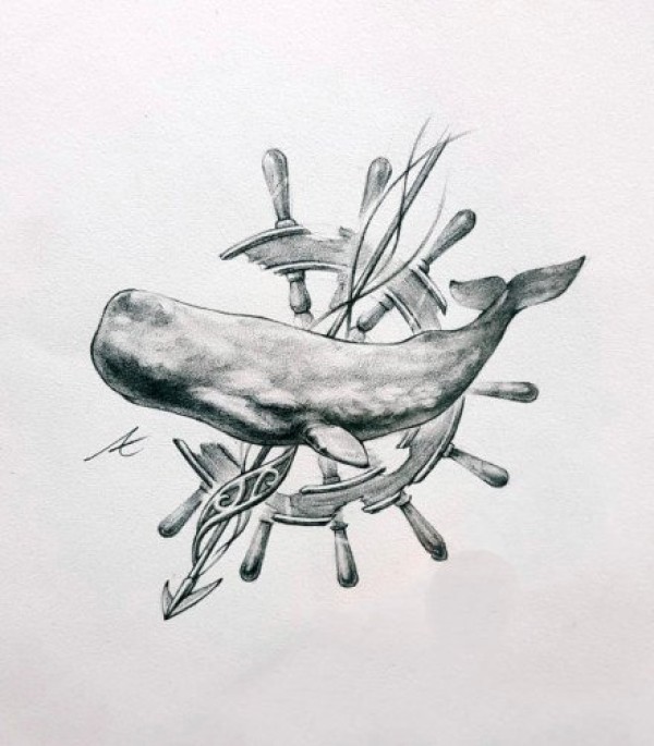 36组动物等黑白点刺插画纹身手稿图案