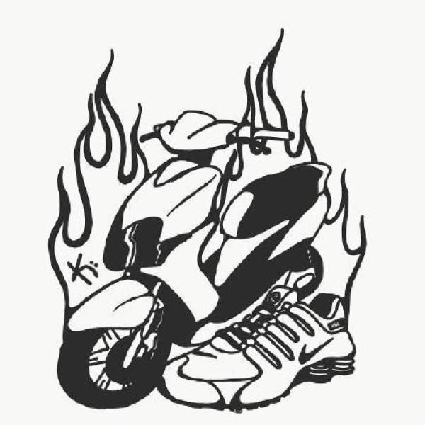 oldschool小黑图：40组oldschool风格的黑色小图纹身手稿