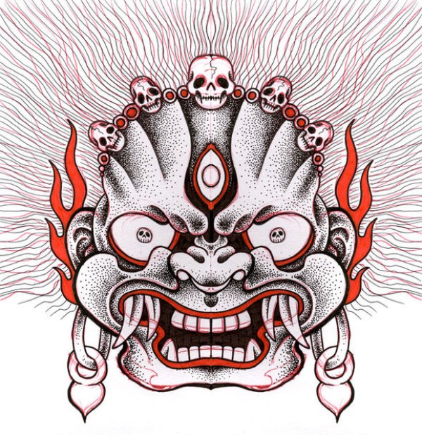 50组超好看的创意点刺纹身手稿图案