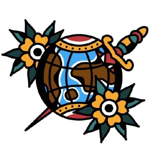 40款彩色的oldschool纹身手稿图片赏析