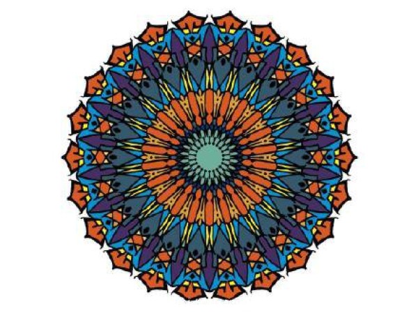 35款几何繁花主题的纹身手稿图片