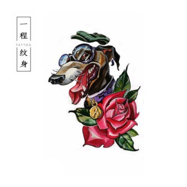 36款newschool的彩色纹身手稿图片赏析