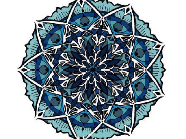 35款几何繁花主题的纹身手稿图片