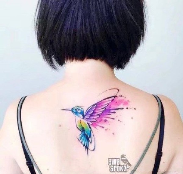 水彩小清新纹身图片 水彩刺青图片